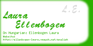 laura ellenbogen business card